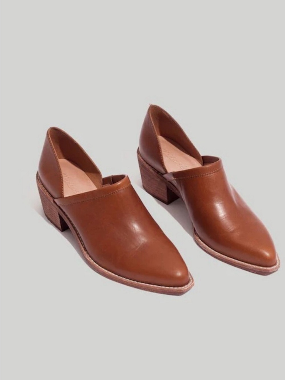 Madewell The Brady Lowcut Bootie in English Saddle